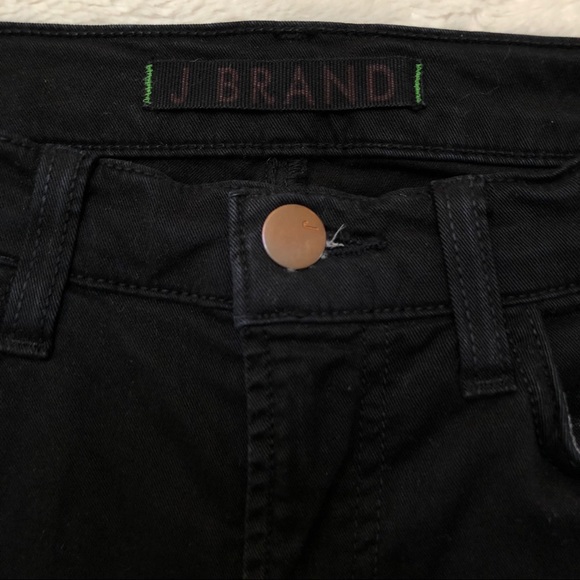 J Brand Gigi Crop Black Pant Stretch 26 - Picture 4 of 8